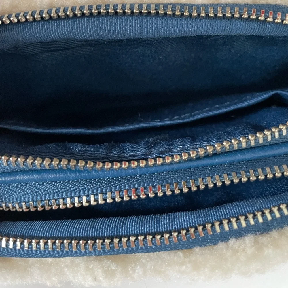 Nwt Coach shearling crossbody bag
